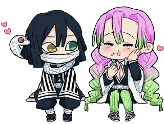 💖-Mitsuri Kanroji @LadyLuxanna, Telegram Sticker