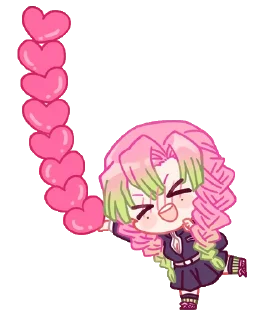 💖-Mitsuri Kanroji @LadyLuxanna, Telegram Sticker