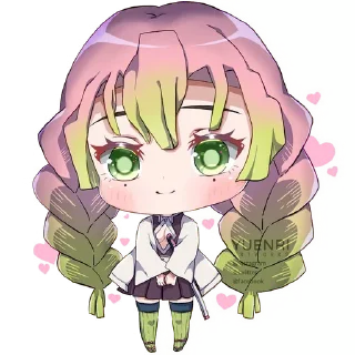 💖-Mitsuri Kanroji @LadyLuxanna, Telegram Sticker