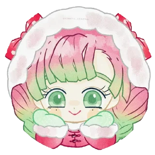 💖-Mitsuri Kanroji @LadyLuxanna, Telegram Sticker