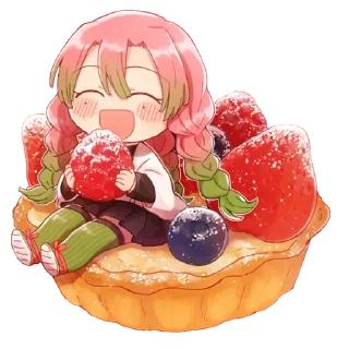 💖-Mitsuri Kanroji @LadyLuxanna, Telegram Sticker