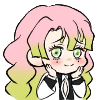 💖-Mitsuri Kanroji @LadyLuxanna, Telegram Sticker