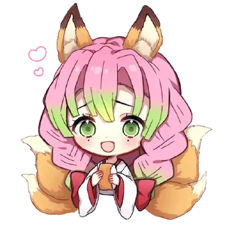 💖-Mitsuri Kanroji @LadyLuxanna, Telegram Sticker