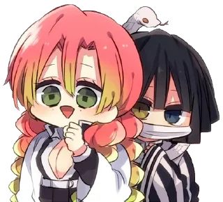 💖-Mitsuri Kanroji @LadyLuxanna, Telegram Sticker
