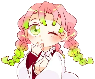 💖-Mitsuri Kanroji @LadyLuxanna, Telegram Sticker