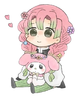 💖-Mitsuri Kanroji @LadyLuxanna, Telegram Sticker