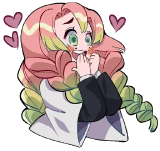 💖-Mitsuri Kanroji @LadyLuxanna, Telegram Sticker