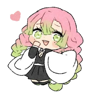 💖-Mitsuri Kanroji @LadyLuxanna, Telegram Sticker