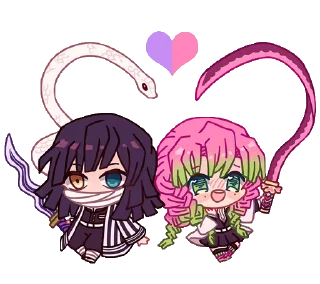 💖-Mitsuri Kanroji @LadyLuxanna, Telegram Sticker
