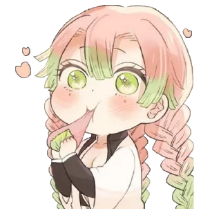 💖-Mitsuri Kanroji @LadyLuxanna, Telegram Sticker