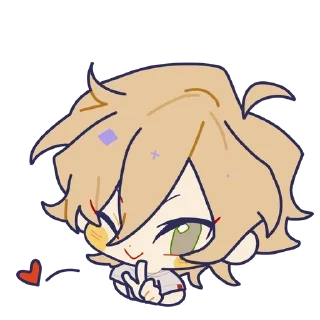 🌹-Каору Хаказе „@lowkastickers”, Telegram Sticker