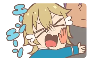🌹-Каору Хаказе „@lowkastickers”, Telegram Sticker