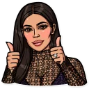 👍-The Kardashians, Telegram Sticker