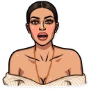 😳-The Kardashians, Telegram Sticker