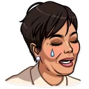 😢-The Kardashians, Telegram Sticker