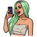 😃-The Kardashians, Telegram Sticker