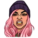😡-The Kardashians, Telegram Sticker