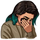 😞-The Kardashians, Telegram Sticker