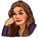 😪-The Kardashians, Telegram Sticker