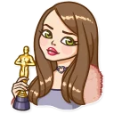 🏆-Russian Streaming Girl, Telegram Sticker