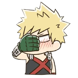 🤭-Bakugou Katsuki, Telegram Sticker