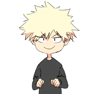 🙂-Bakugou Katsuki, Telegram Sticker