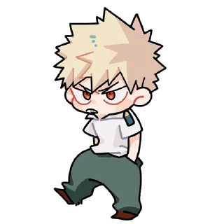 😠-Bakugou Katsuki, Telegram Sticker