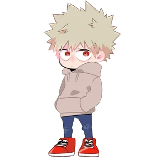 😐-Bakugou Katsuki, Telegram Sticker