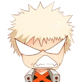 😡-Bakugou Katsuki, Telegram Sticker