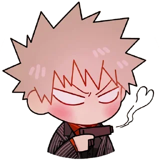 🔫-Bakugou Katsuki, Telegram Sticker