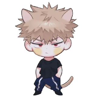 😐-Bakugou Katsuki, Telegram Sticker