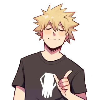 👌-Bakugou Katsuki, Telegram Sticker