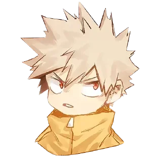 😒-Bakugou Katsuki, Telegram Sticker