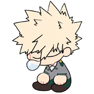 😪-Bakugou Katsuki, Telegram Sticker