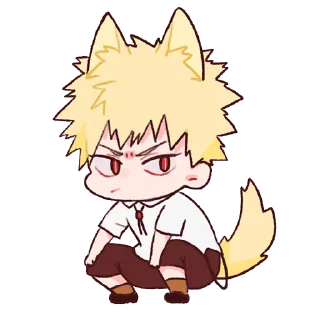 😒-Bakugou Katsuki, Telegram Sticker
