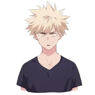 ❓-Bakugou Katsuki, Telegram Sticker