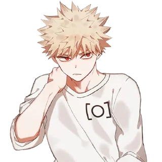 😕-Bakugou Katsuki, Telegram Sticker