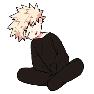 😪-Bakugou Katsuki, Telegram Sticker