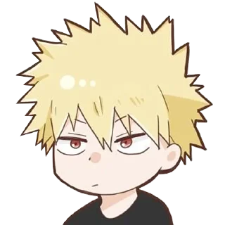 😕-Bakugou Katsuki, Telegram Sticker