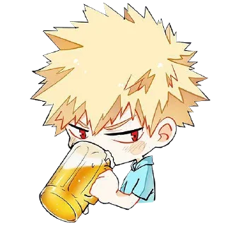 🍺-Bakugou Katsuki, Telegram Sticker
