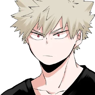 😐-Bakugou Katsuki, Telegram Sticker