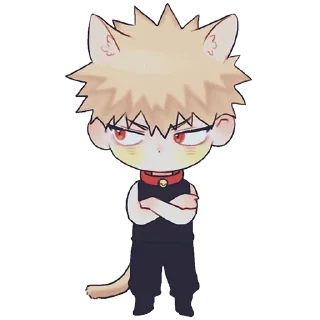 😶-Bakugou Katsuki, Telegram Sticker