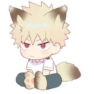 😐-Bakugou Katsuki, Telegram Sticker
