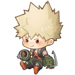 😏-Bakugou Katsuki, Telegram Sticker