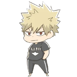😐-Bakugou Katsuki, Telegram Sticker