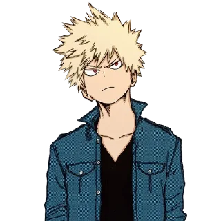 🤨-Bakugou Katsuki, Telegram Sticker
