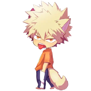 😛-Bakugou Katsuki, Telegram Sticker