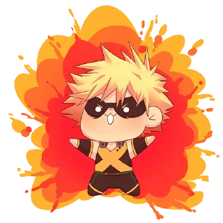 💥-Bakugou Katsuki, Telegram Sticker
