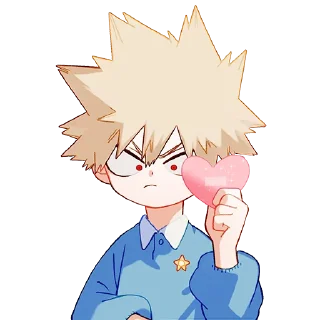 ❤️-Bakugou Katsuki, Telegram Sticker