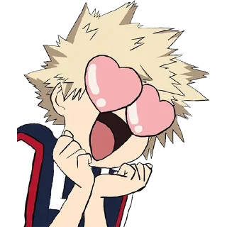 😍-Bakugou Katsuki, Telegram Sticker